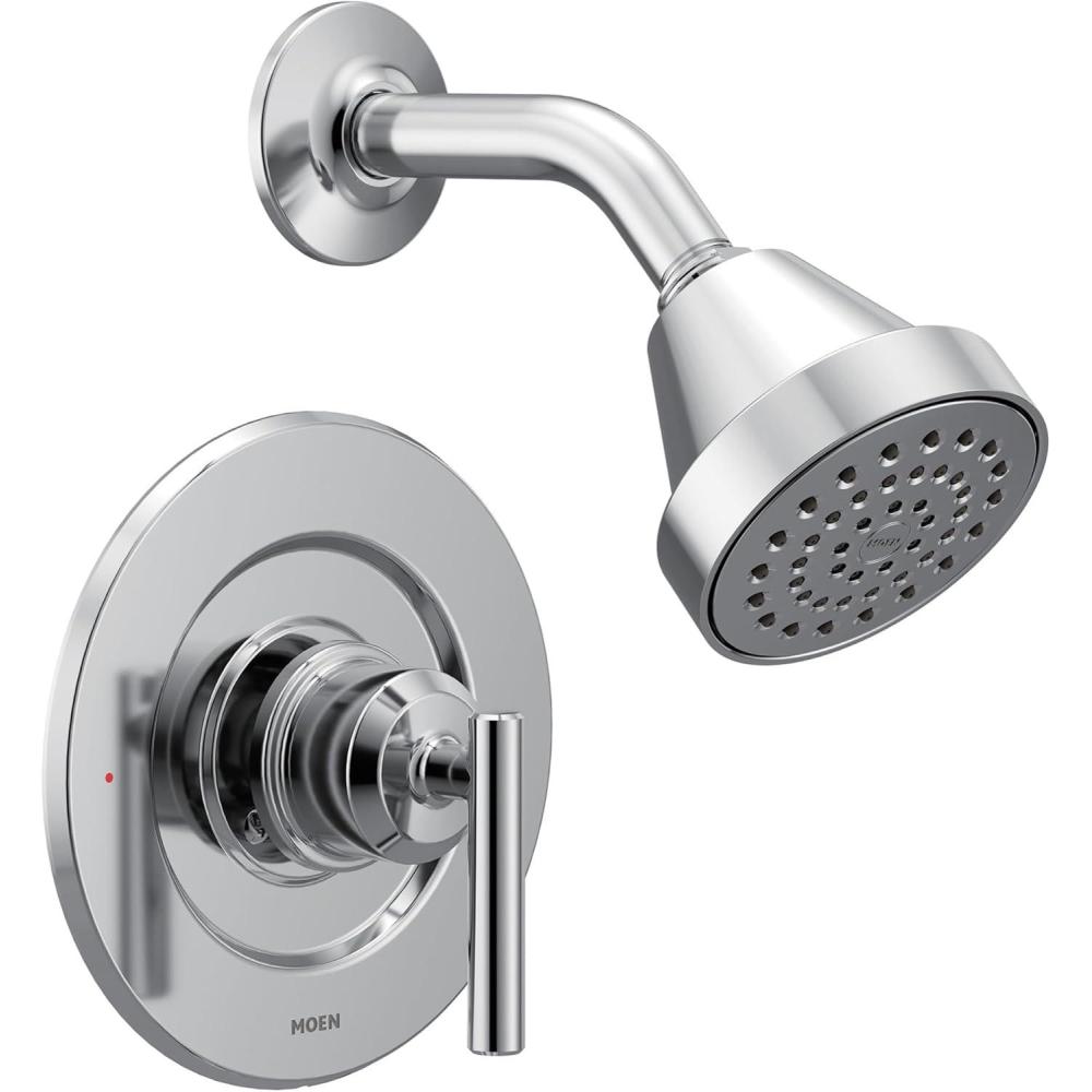 image:imageMoen Gibson Chrome PosiTemp Pressure Balancing EcoPerformance Modern Shower Trim Valve Required T2902EPChrome