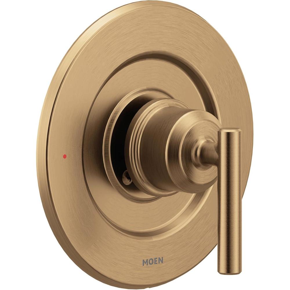 image:imageMoen Gibson Chrome PosiTemp PressureBalancing Modern Valve Handle Only Trim Valve Required T2901Bronzed Gold