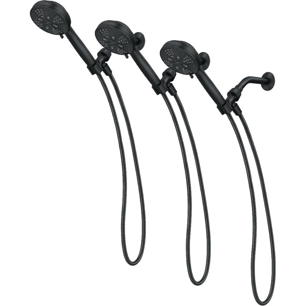 image:imageMoen Hydro Energetix Handheld Shower Matte Black 200H0BLPack of 3