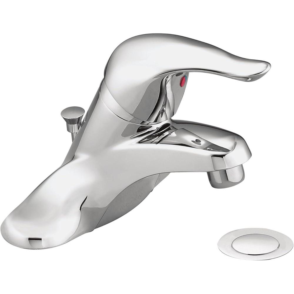 image:imageMoen L4625 Chateau OneHandle Low Arc Bathroom Faucet Chrome0375
