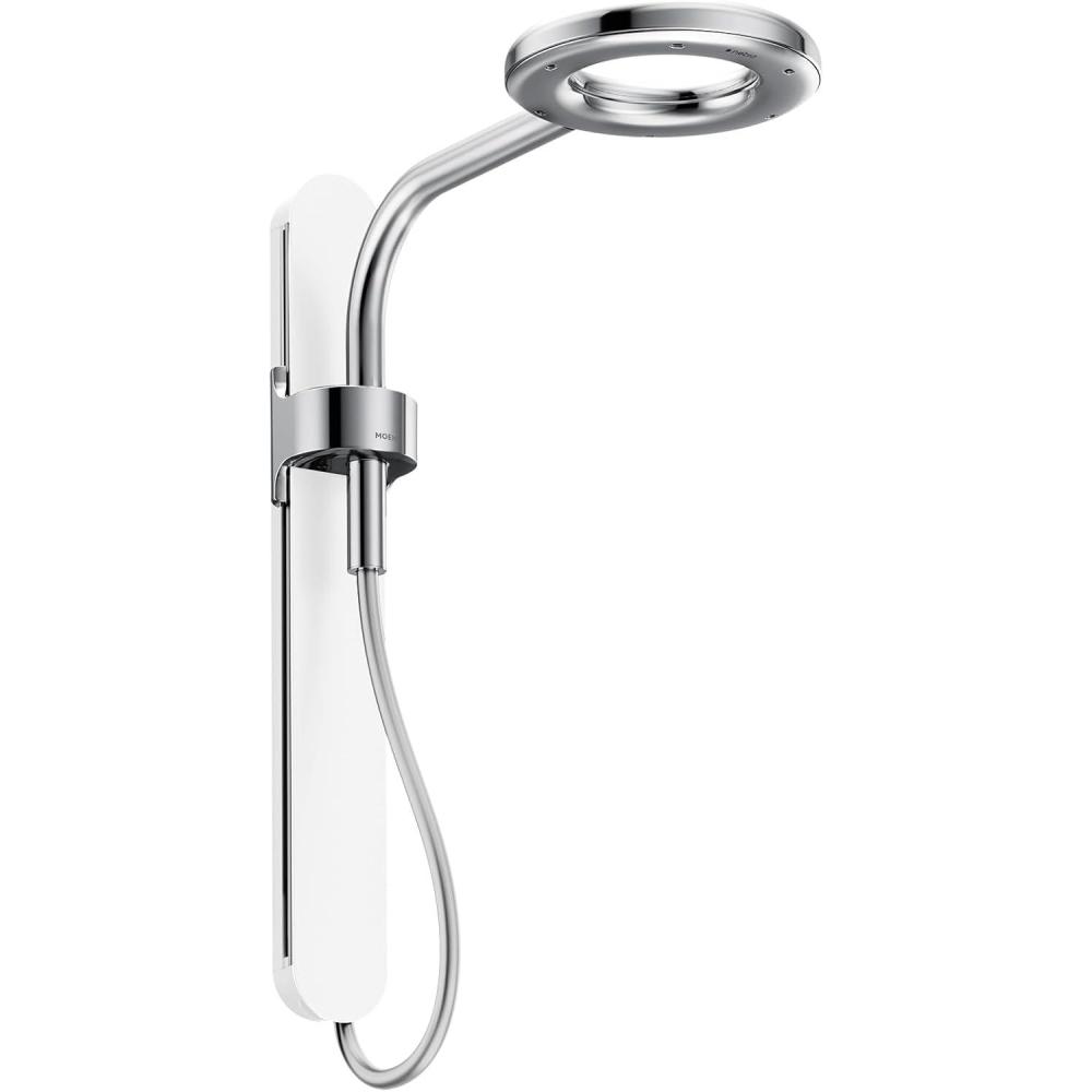 image:imageMoen N214R0SRN Spa Shower Rainshower Spot Resist Brushed NickelChromeWhite