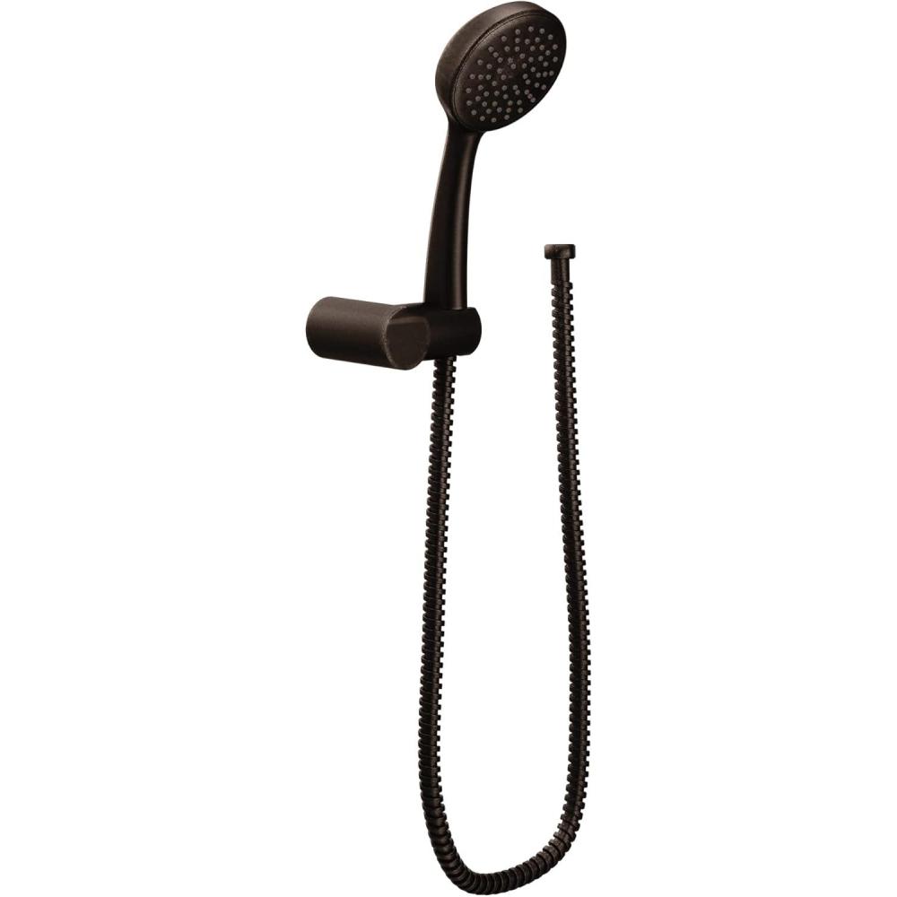 image:imageMoen Oil Rubbed Bronze EcoPerformance Handheld Shower with 69Inch Hose and Wall Bracket 3865EPORBOil Rubbed Bronze