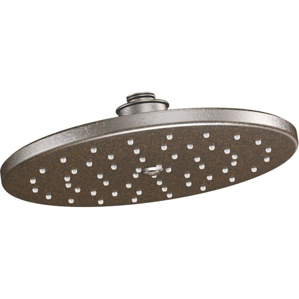 image:imageMoen S112EP 10Inch Single Function EcoPerformance Rainshower Showerhead with Immersion Rainshower Technology ChromeOil Rubbed Bronze