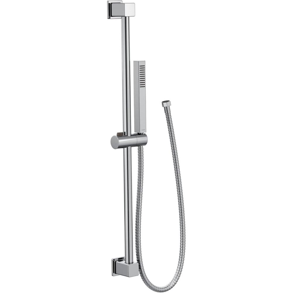 image:imageMoen S3880EPBN Collection Hand Shower Brushed Nickel 1 Spray Setting 30 Inch Slide Bar ADA CompliantChrome