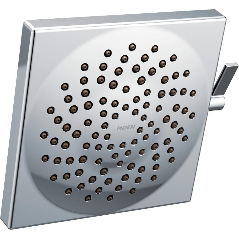 image:imageMoen S6345EP Velocity EcoPerformance TwoFunction 812 Diameter Spray Rainshower Showerhead ChromeChrome