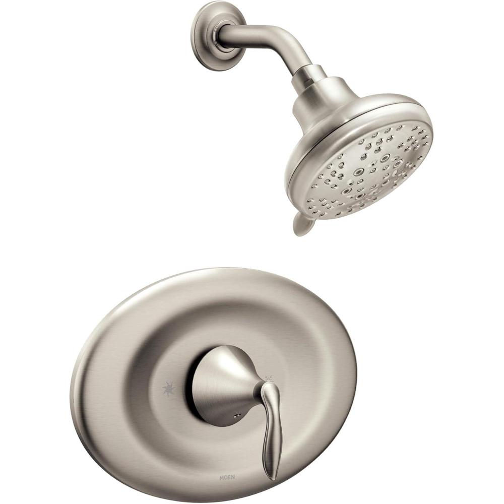 image:imageMoen T2138EPBN Eva PosiTemp EcoPerformance Shower Trim Kit Valve Required Brushed NickelBrushed Nickel