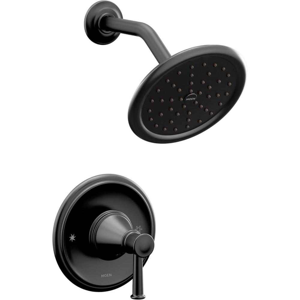 image:imageMoen T2312EPNL Belfield PosiTemp EcoPerformance Shower Trim Kit Valve Required Polished NickelMatte Black