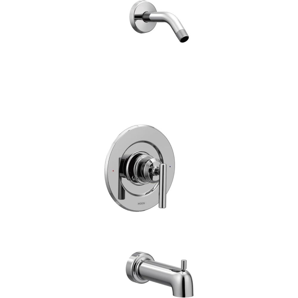 image:imageMoen T2903NH Gibson PosiTemp OneHandle TubShower without Showerhead Valve Required ChromeChrome