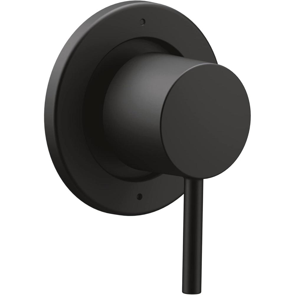 image:imageMoen T4191BL Align Transfer Valve Trim Matte Black Matte Black Matte BlackMatte Black