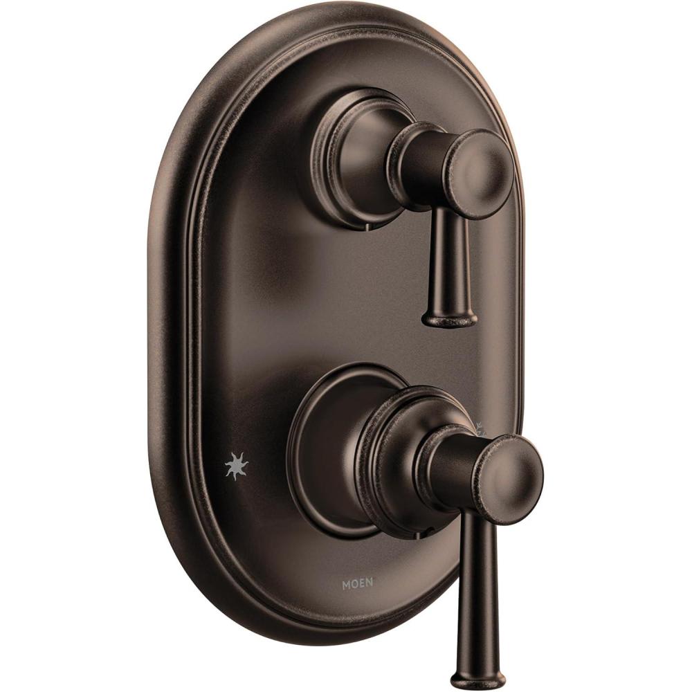 image:imageMoen UT3322BLBelfield MCORE 3Series 2Handle Shower Trim with Integrated Transfer Valve Valve RequiredOil Rubbed Bronze