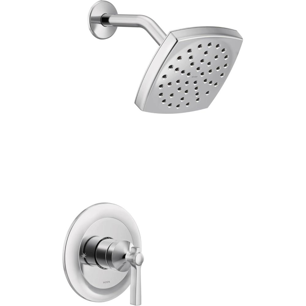 image:imageMoen UTS3912 Flara MCORE 3Series 1Handle Shower Trim Kit Valve Required Chrome