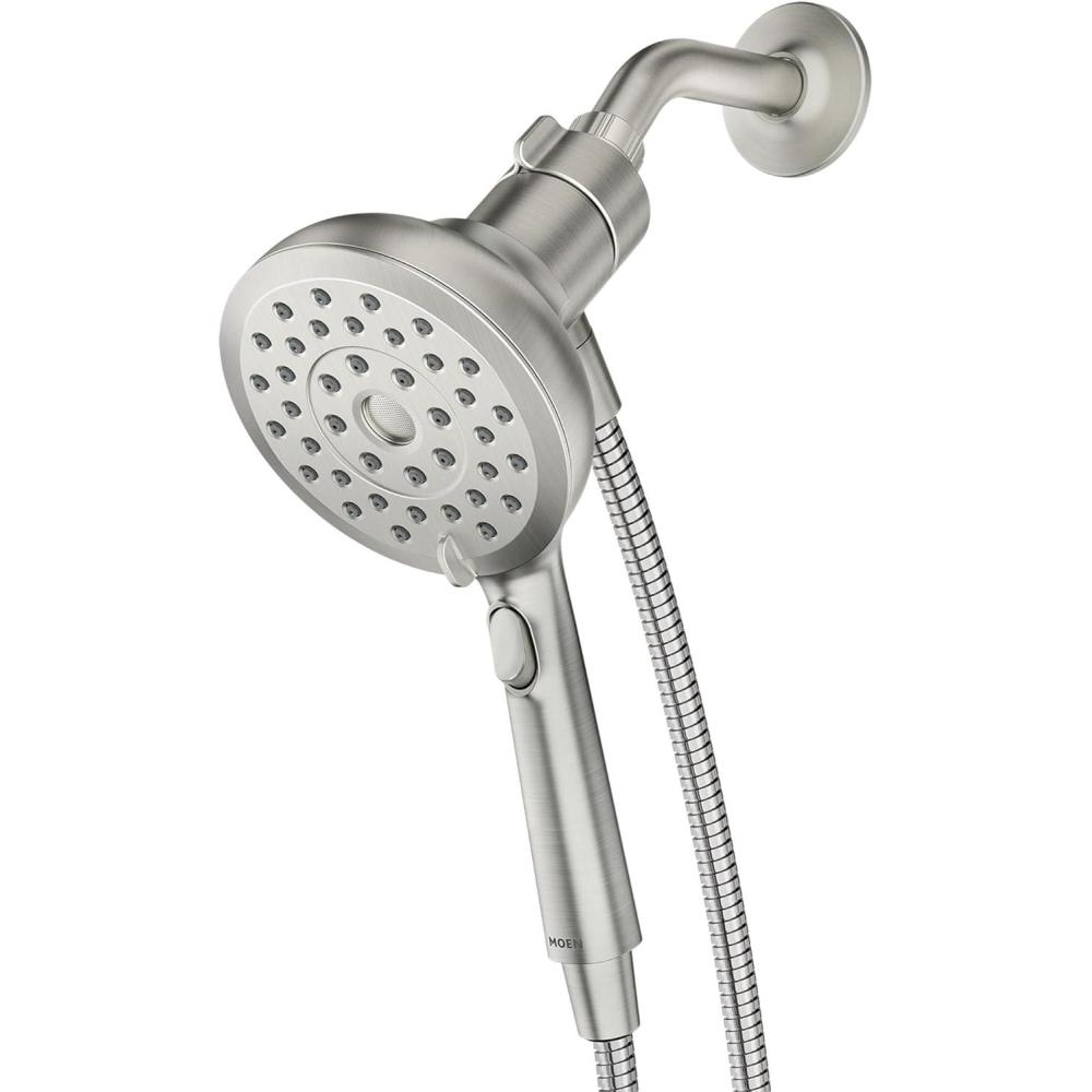 image:imageMoen Verso Handshower Detachable Round Shower Head with Magnetix Docking System 60 Hose Spot Resist Brushed Nickel 220H2SRNSpot Resist Nickel