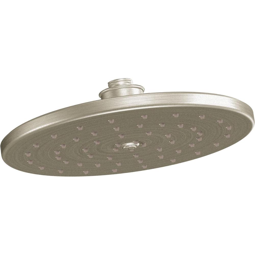 image:imageMoen Waterhill Brushed Nickel 10Inch Wide Single Function Rain Showerhead with Immersion Rainshower Technology S112BNBrushed Nickel
