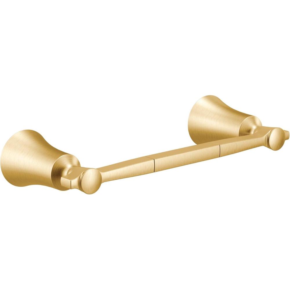 image:imageMoen YB0386CH Flara 9Inch Single Hand Towel Bar ChromeBrushed Gold