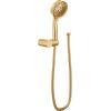 Moen 3636EPBG Acc-Core Four Function Eco-Performance Handheld Shower with Wall Bracket and 69-Inch Hose, Brushed Gold