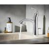 Moen 6170 Glyde Single Handle Bathroom Sink Faucet with Optional Deckplate, Chrome