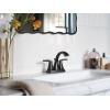 Moen 6901BL Voss Two-Handle Centerset Bathroom Faucet