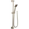 Moen 90 Degree Brushed Nickel Modern Eco-Performance Handshower Handheld Shower with 30-Inch Slide Bar and 69-Inch Metal Hose, S3879EPBN