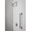 Moen Align Matte Black Pressure Balancing Modern Trim Kit, Featuring Bathroom Shower Lever Handle for Temperature Adjustment, (Posi-Temp Valve Required), T2191BL(Chrome)