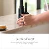 Moen Arbor Spot Resist Stainless Motionsense Wave Sensor Touchless One-Handle Single Hole Kitchen Sink Faucet, 7594EWSRS(Matte Black)