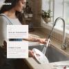 Moen Arbor Spot Resist Stainless Motionsense Wave Sensor Touchless One-Handle Single Hole Kitchen Sink Faucet, 7594EWSRS(Oil Rubbed Bronze)