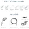 Moen Attune 8-Function Wall Mount Fixed Showerhead, Spot Resist Brushed Nickel, 218W0SRN(Chrome)