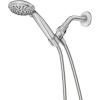 Moen Attune 8-Function Wall Mount Fixed Showerhead, Spot Resist Brushed Nickel, 218W0SRN(Chrome)