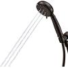 Moen Banbury Mediterranean Bronze 5-Spray Hand Shower with Hose and Bracket, 4-Inch Diameter Showerhead, 23046BRB(Mediterranean Bronze)