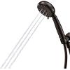 Moen Banbury Mediterranean Bronze 5-Spray Hand Shower with Hose and Bracket, 4-Inch Diameter Showerhead, 23046BRB(Mediterranean Bronze)