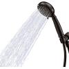Moen Banbury Mediterranean Bronze 5-Spray Hand Shower with Hose and Bracket, 4-Inch Diameter Showerhead, 23046BRB(Mediterranean Bronze)