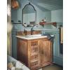 Moen Belfield Matte Black One-Handle Bathroom Sink Faucet with Drain Assembly and Optional Deckplate, 6402BL