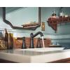 Moen Belfield Matte Black Two-Handle Widespread Bathroom Faucet Trim Kit, Valve Required, T6405BL