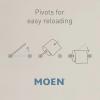 Moen Belfield Oil Rubbed Bronze Pivoting Toilet Paper Holder, YB6408ORB