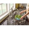 Moen Belfield Oil Rubbed Bronze Traditional One Handle High Arc Kitchen Faucet with Side Spray and Optional Deckplate Included, 7245ORB(Stainless Steel)