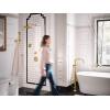 Moen Brushed Gold Modern Eco-Performance Handshower, Handheld Shower with 30-Inch Slide Bar and 69-Inch Metal Hose, 3887EPBG(Brushed Gold)