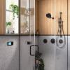 Moen Brushed Gold Modern Eco-Performance Handshower, Handheld Shower with 30-Inch Slide Bar and 69-Inch Metal Hose, 3887EPBG(Matte Black)