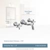 Moen Brushed Gold Weymouth 2-Handle Wall Mount High-Arc Bathroom Faucet (Valve Sold Separately), TS42112BG(Brushed Nickel)