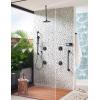 Moen Brushed Nickel Eco-Performance 5-Function Handheld Removable Shower Head, Adjustable 30-Inch Slide Bar and 69-Inch Long Hose, 3558EPBN(Matte Black)