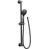 Moen Brushed Nickel Eco-Performance 5-Function Handheld Removable Shower Head, Adjustable 30-Inch Slide Bar and 69-Inch Long Hose, 3558EPBN(Matte Black)
