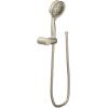 Moen Brushed Nickel Four Function Eco-Performance Handheld Shower with Wall Bracket and 69-Inch Hose, 3636EPBN(Brushed Nickel)