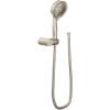 Moen Brushed Nickel Four Function Eco-Performance Handheld Shower with Wall Bracket and 69-Inch Hose, 3636EPBN(Brushed Nickel)