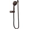 Moen Brushed Nickel Four Function Eco-Performance Handheld Shower with Wall Bracket and 69-Inch Hose, 3636EPBN(Oil Rubbed Bronze)