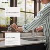 Moen CA87003BRB Single Handle Kitchen Faucet with Pullout Spray from the Anabelle Collection, Mediterranean Bronze