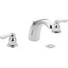 Moen Chateau Chrome Two-Handle Low Arc Centerset Bathroom Faucet, 4945
