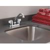 Moen Chrome Chateau Two-Handle 4-Inch Centerset Utility or Laundry Sink Faucet with Threaded Spout, 74998(74998)