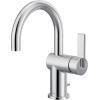 Moen Cia Matte Black Motionsense Wave Touchless Single Handle Bathroom Sink Faucet, 6221EWBL(Chrome)