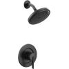 Moen Cia T2262EPBL Posi-Temp Rain Shower 1-Handle with Eco-Performance Shower Only Faucet Trim Kit, Valve Required,(Matte Black)