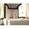 Moen Dartmoor Matte Black Single Handle Bathroom Sink Faucet with Optional Deckplate, 6803BL(Chrome)