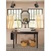 Moen Dartmoor Matte Black Single Handle Bathroom Sink Faucet with Optional Deckplate, 6803BL(Matte Black)