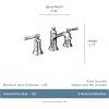 Moen Dartmoor Oil-Rubbed Bronze Two-Handle High Arc Widespread Bathroom Sink Faucet for 3-Hole Setups with Valve Included, TV6805ORB(Brushed Nickel)